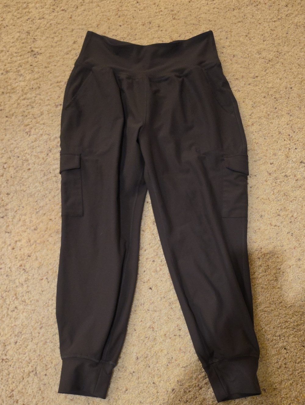 Old Navy Olive Green High-Rise Cargo Joggers